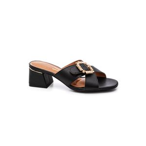 Tamanco Vizzano Casual Feminino Salto Bloco 6428.140.7286 Preto