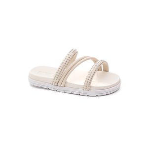 Chinelo Molekinha Rasteirinha Juvenil Menina Napa 2352.107.29461 Branco