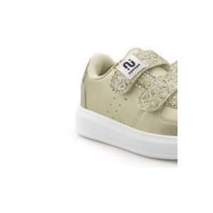 Tênis Novopé Casual Juvenil Menina Velcro 98001012-3570 Ouro
