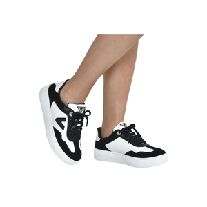 Tênis Via Marte Casual Feminino Napa 122-013-01 Preto
