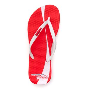 Chinelo Coca-Cola Share A Coke Feminino Cc4715 Vermelho