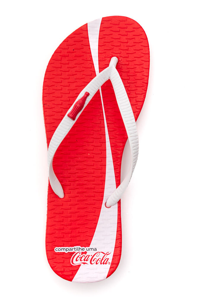 Chinelo Coca-Cola Share A Coke Feminino Cc4715 Vermelho