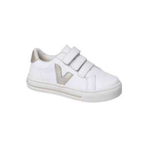 Tênis Mão Dupla Casual Juvenil Menina Velcro 700.015-152 Branco