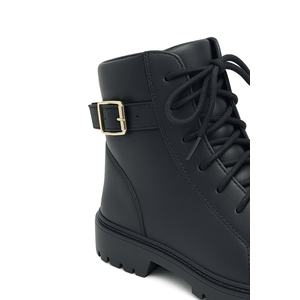 Bota Kature Coturno Juvenil Menina Cadarço 1205.440/450 Preto