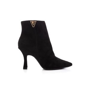 Bota Via Marte Bico Fino Feminina Camurça 094-012-01 Preto