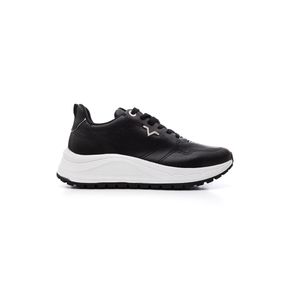 Tênis Via Marte Casual Feminino Napa 136-002-01 Preto