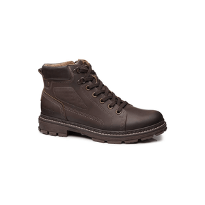 Bota Pegada Casual Masculina Couro 181707-05 Marrom