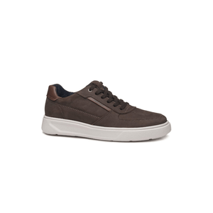 Sapatênis Pegada Casual Masculino Em Couro 110924-07 Marrom