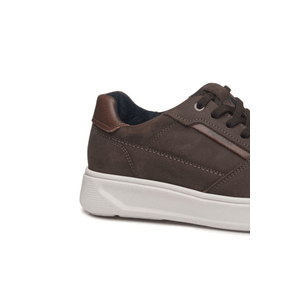 Sapatênis Pegada Casual Masculino Em Couro 110924-07 Marrom