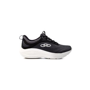 Tênis Olympikus Caminhada Feminino Eleva + Vibe-Preto Preto