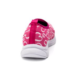 Tênis Botinho Casual Infantil Menina Slip-On Bt805f Rosa