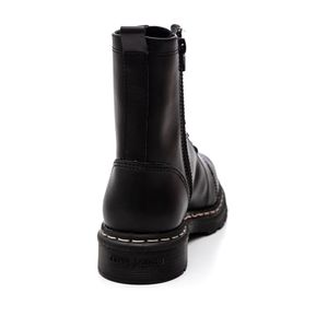 Bota Coturno Cravo E Canela Janis Feminino Couro 85653cnew Preto