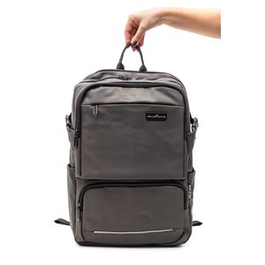 Mochila Luxcel Laptop Notebook Mn54118pk Cinza