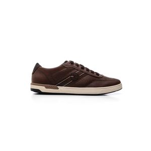 Sapatênis Pgd Casual Masculino Cadarço Elástico 171311-09 Marrom