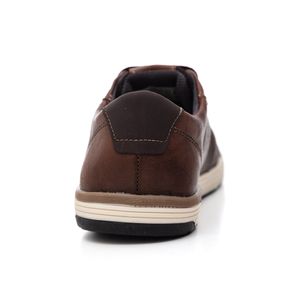 Sapatênis Pgd Casual Masculino Cadarço Elástico 171311-09 Marrom