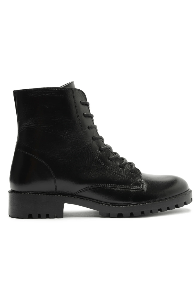 Bota Anacapri Coturno Feminino Couro C306980002 Preto