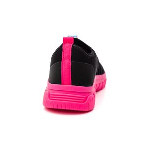 Tênis Novope Slip On Juvenil Menina Soft Dry Impermeável 9900112 Preto