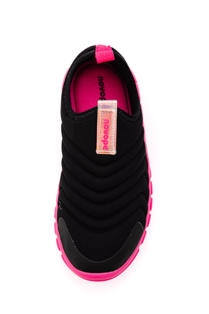 Tenis-Novope-Slip-On-Juvenil-Menina-Soft-Dry-Impermeavel-9900112-Preto