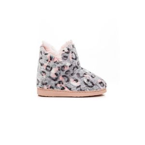 Pantufa Liang Botinha Infantil Estampa C8220 Cinza