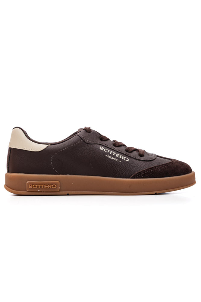 Tenis-Bottero-Em-Couro-Feminino-Casual-Sneakers-364905-Marrom