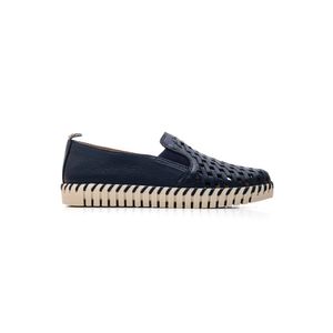 Tênis Bottero Slip On Feminino Couro 369501 Marinho