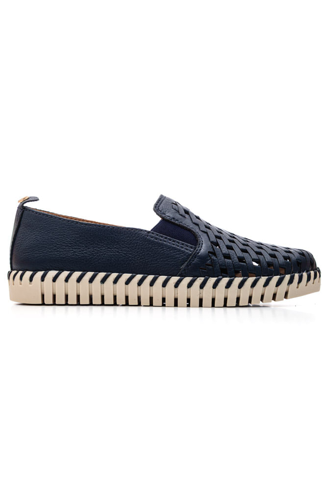 Tenis-Bottero-Slip-On-Feminino-Couro-369501-Marinho