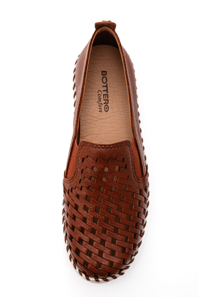 Tenis-Bottero-Slip-On-Feminino-Couro-369501-Caramelo