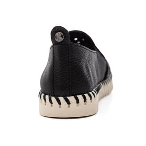 Tênis Bottero Slip On Feminino Couro 369501 Preto