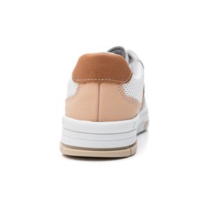 Tênis Pegada Casual Feminino Em Couro 212608-02 Multicolorido