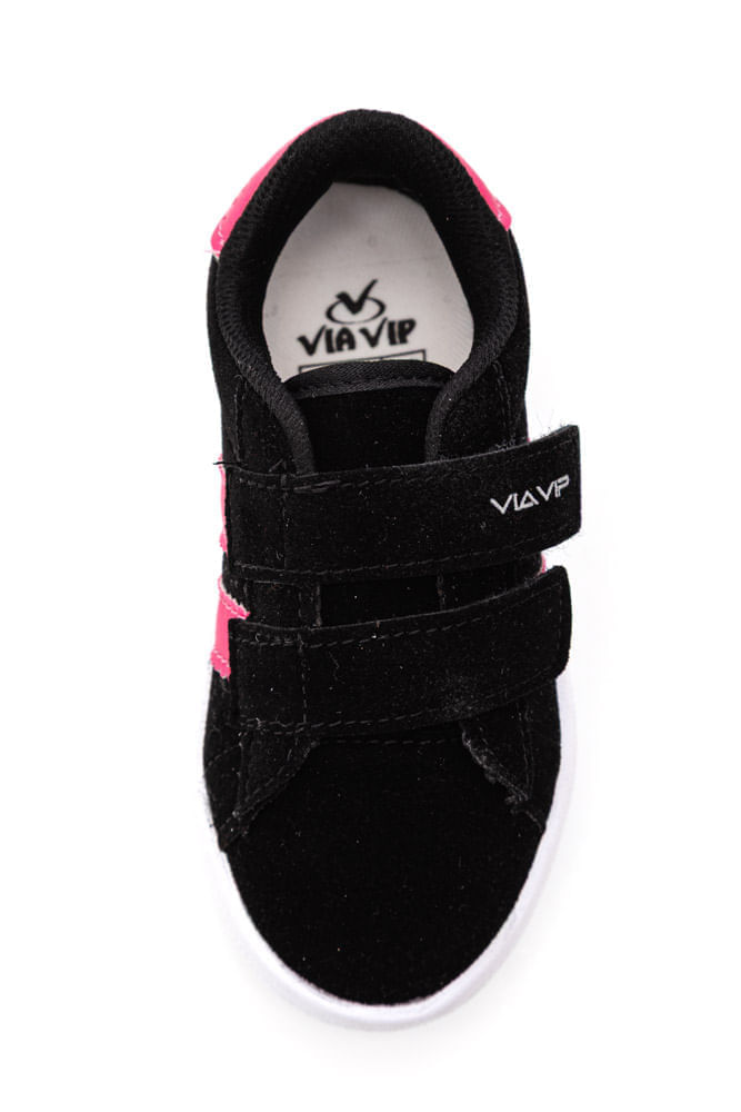 Tenis-Via-Vip-Casual-Infantil-Menina-Velcro-Vv2602f-Preto