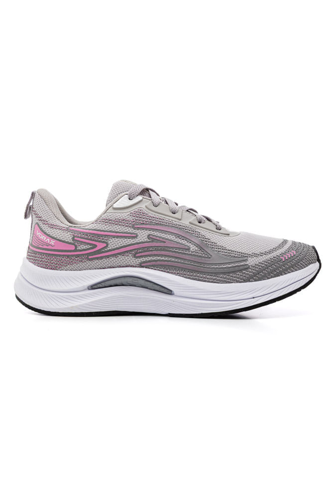 Tênis Vorax Caminhada Feminino 130wazef Cinza