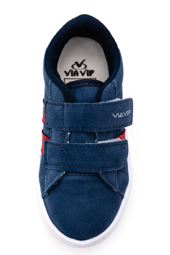 Tenis-Via-Vip-Juvenil-Menino-Camurca-Velcro-Vv4511-Marinho