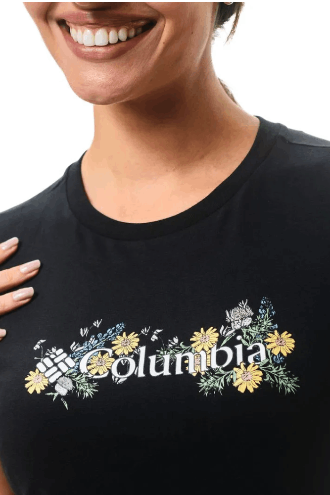 Camiseta-Columbia-Feminina-Branded-Bouquet-321069-Preto