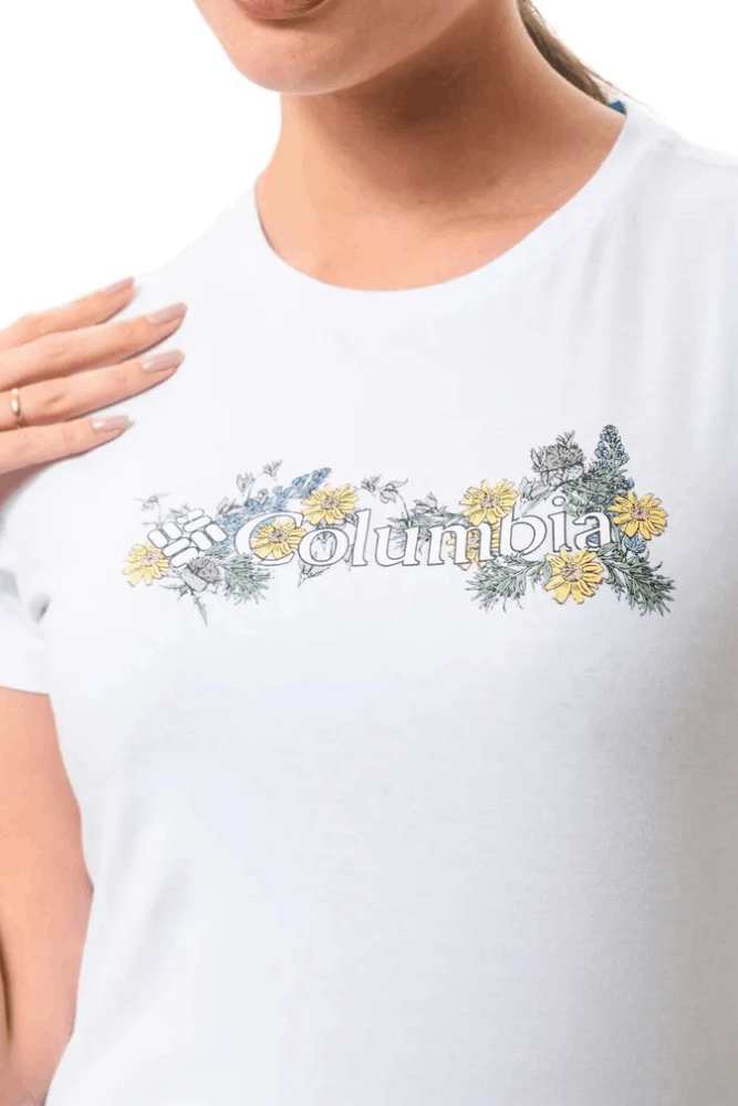 Camiseta-Columbia-Feminina-Branded-Bouquet-321069-Branco