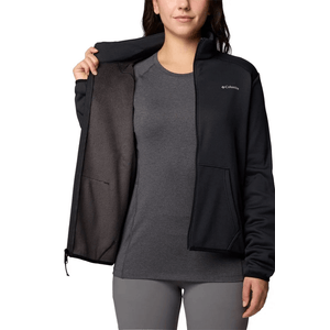 Jaqueta Fleece Columbia Feminino Col Hike Tech 2051651 Preto