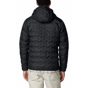 Jaqueta Columbia Down Masculina Delta Ridge Ii Com Capuz Preto