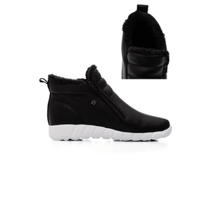 Tênis Botinha Piccadilly Cano Alto Feminina Napa 970115 Preto