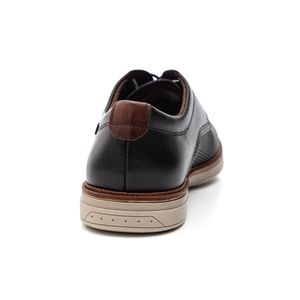 Sapato Pegada Casual Masculino Couro 126705-01 Preto
