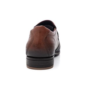 Sapato Pegada Social Masculino Em Couro 125808-02 Castanho
