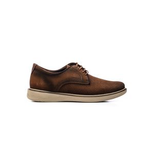 Sapato Pegada Casual Masculino Couro 126113-07 Marrom