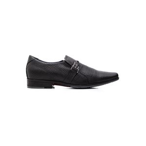Sapato Social Pegada Masculino Slim Em Couro 125806-04 Preto