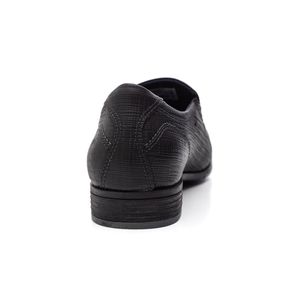 Sapato Social Pegada Masculino Slim Em Couro 125806-04 Preto