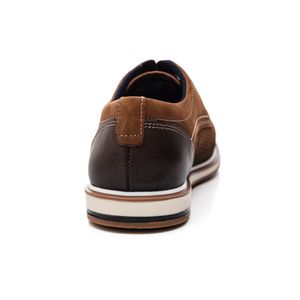 Sapato Pegada Casual Masculino Couro 125113-06 Marrom