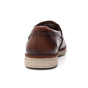 Sapato Pegada Casual Masculino Couro 126704-03 Marrom