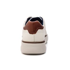 Tênis Casual Pegada Masculino Em Couro 110933-04 Off-White