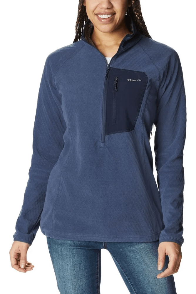 Blusão Columbia Fleece Feminino Outdoor Tracks 2016041 Azul