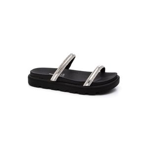 Chinelo Vizzano Papete Feminino Tiras Em Strass 6459.135 Preto