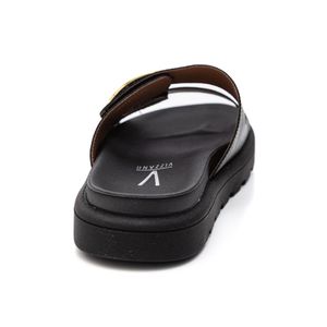 Chinelo Vizzano Papete Feminina Velcro 6510.115 Preto