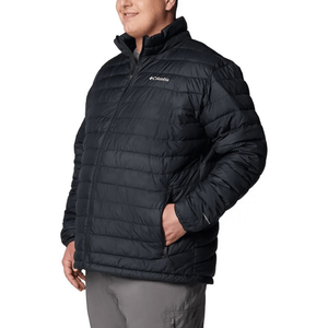 Jaqueta Columbia Masculina Powder Lite Ii Plus Size 2086962 Preto