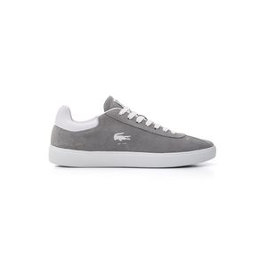 Tênis Lacoste Baseshot Masculino Camurça 47sma0093br25y Cinza